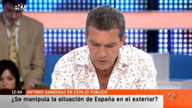 Antonio Banderas en Espejo Público (II)