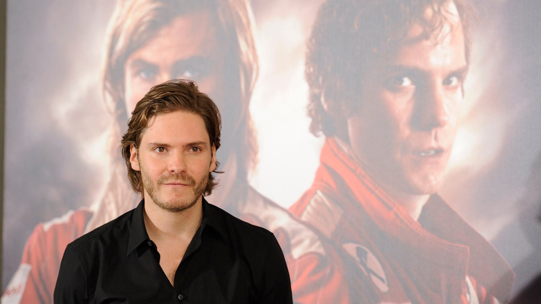 Daniel Brühl en la premiere en Madrid