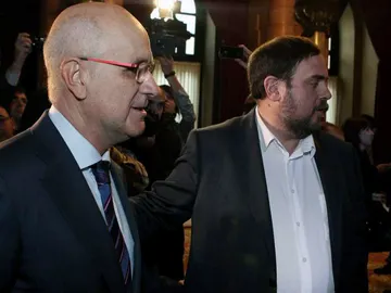 Josep Antoni Duran I Lleida y Oriol Junqueras Josep Antoni Duran I Lleida y Oriol Junqueras