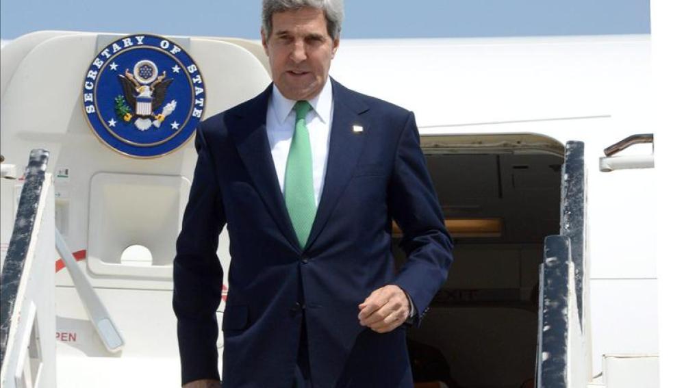 El secretario de Estado de EEUU, John Kerry, llega a Jerusalén