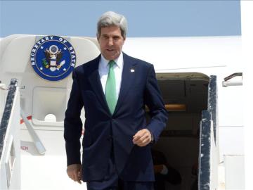 El secretario de Estado de EEUU, John Kerry, llega a Jerusalén