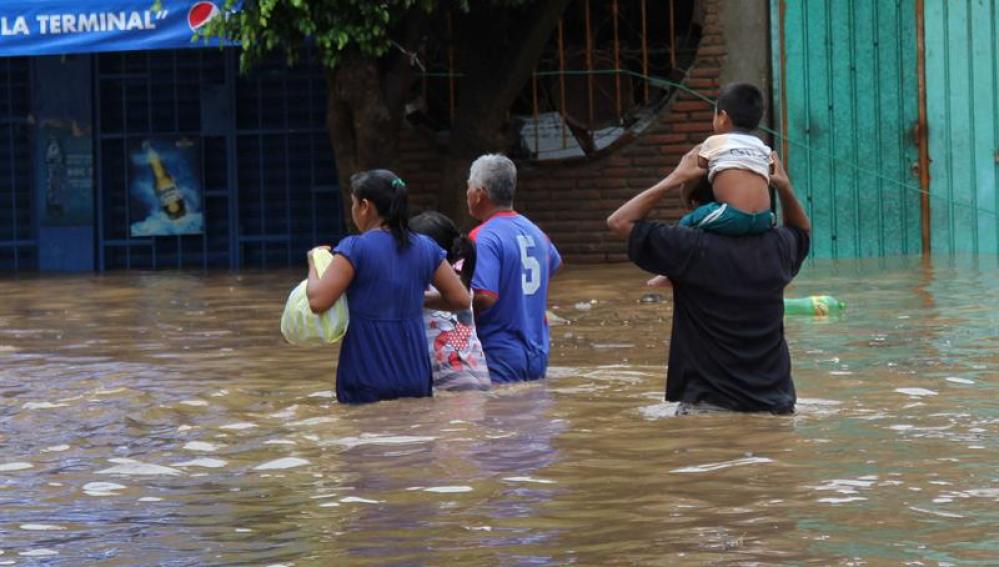 Inundaciones en México por el paso del huracán 'Ingrid'