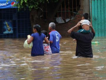 Inundaciones en México por el paso del huracán 'Ingrid'
