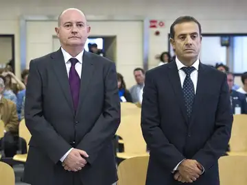 Pamies y Ballesteros, en el juicio por el caso Faisán Pamies y Ballesteros, en el juicio por el caso Faisán