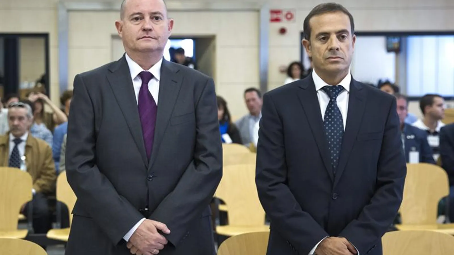 Pamies y Ballesteros, en el juicio por el caso Faisán Pamies y Ballesteros, en el juicio por el caso Faisán