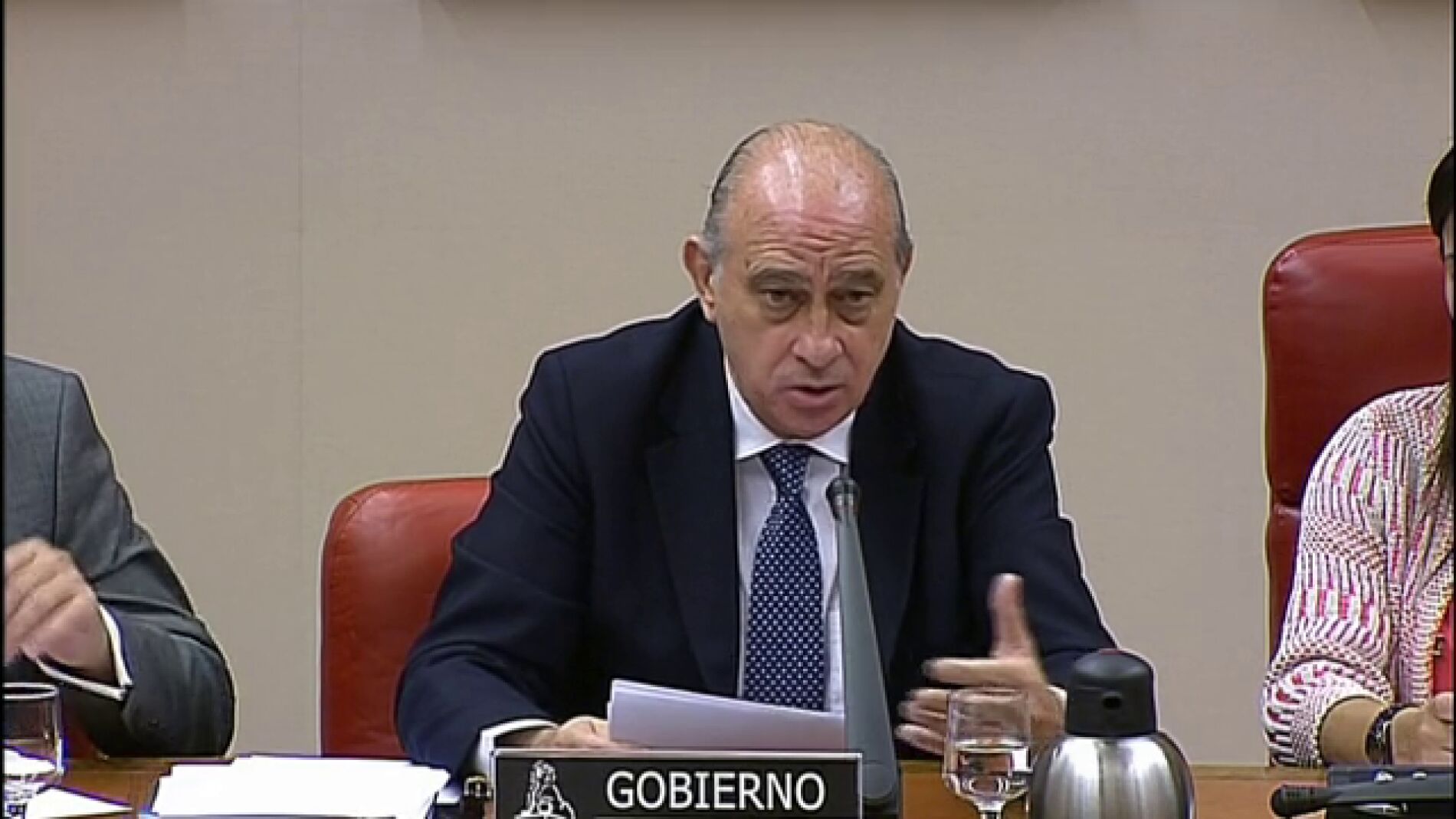 El ministro del Interior, Jorge Fern&aacute;ndez D&iacute;az