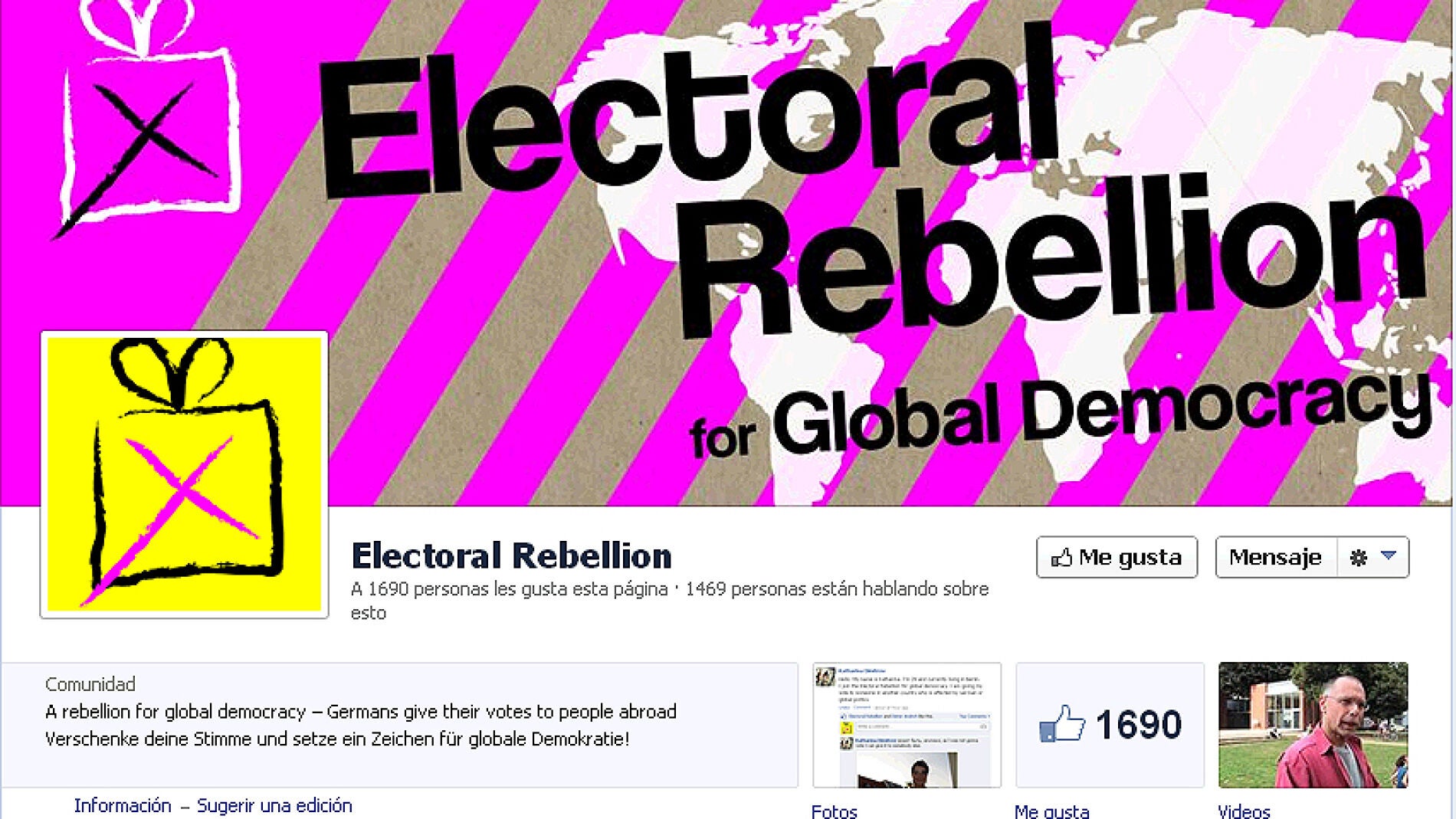 'Rebeli&oacute;n Electoral' es el lema de la iniciativa que han creado los alemanes que ceden su voto