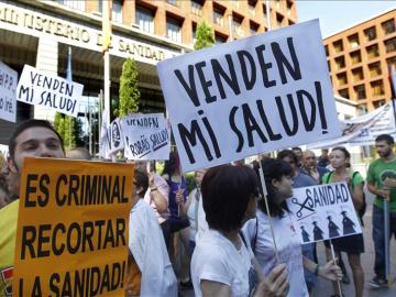 Manifestación por la sanidad pública madrileña