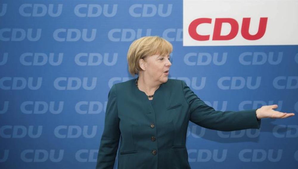 Angela Merkel, tras ganar las elecciones alemanas