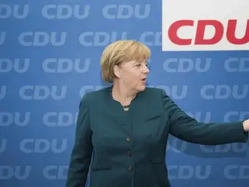 Angela Merkel, tras ganar las elecciones alemanas Angela Merkel, tras ganar las elecciones alemanas