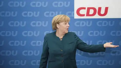 Angela Merkel, tras ganar las elecciones alemanas Angela Merkel, tras ganar las elecciones alemanas