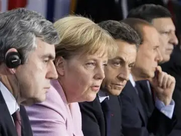 Brown, Merkel, Sarkozy, Berluscony y Zapatero Brown, Merkel, Sarkozy, Berluscony y Zapatero