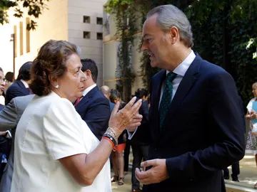 Fabra y Barberá conversan en Valencia Fabra y Barberá conversan en Valencia
