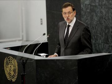 Rajoy en la sede de la ONU