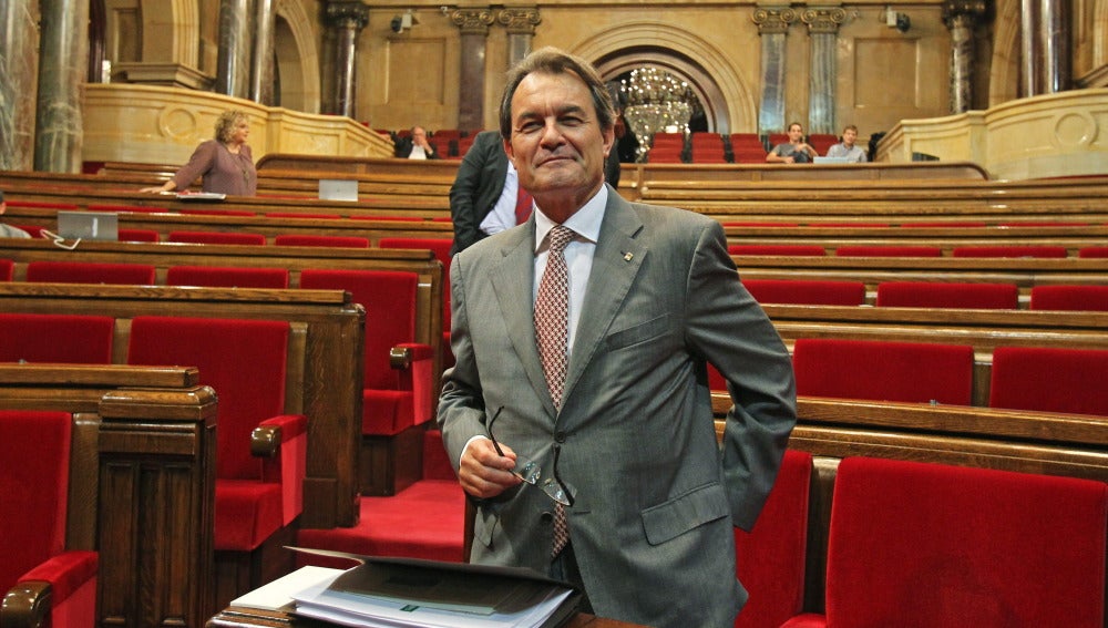 El presidente de la Generalitat, Artur Mas