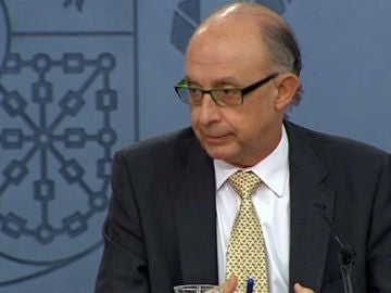 Montoro, durante una rueda de prensa