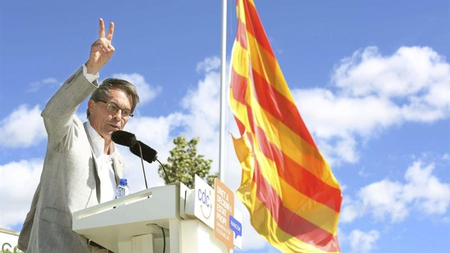 Artur Mas en un acto en Catalu&ntilde;a