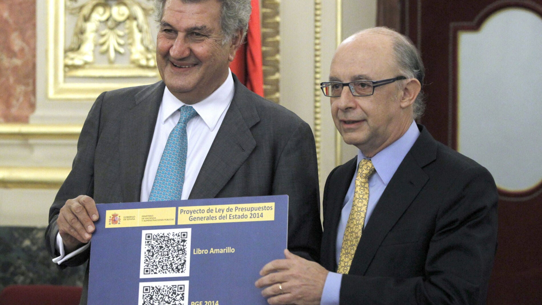 Crist&oacute;bal Montoro con los PGE 2014