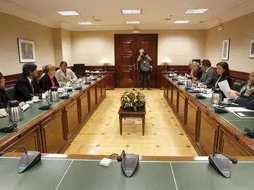 reunión de la Mesa y Portavoces de la Comisión de Interior con un grupo de trabajo de la ONU para tratar las Desapariciones Forzadas o Involuntarias durante el Franquismo reunión de la Mesa y Portavoces de la Comisión de Interior con un grupo de trabajo de la ONU para tratar las Desapariciones Forzadas o Involuntarias durante el Franquismo