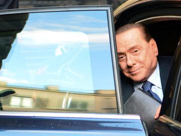 Silvio Berlusconi llega a la Cámara de los Diputados