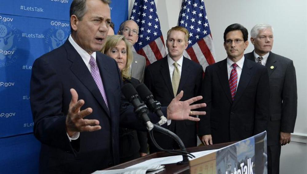 El presidente de la Cámara de Representantes, el republicano John Boehner