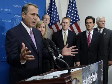 El presidente de la Cámara de Representantes, el republicano John Boehner