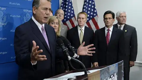 El presidente de la Cámara de Representantes, el republicano John Boehner El presidente de la Cámara de Representantes, el republicano John Boehner