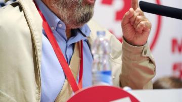 Cándido Méndez en la clausura del XIII congreso regional de Murcia