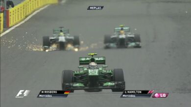 Rosberg echa chispas en Corea