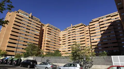 Una urbanización en una imagen de archivo Una urbanización en una imagen de archivo