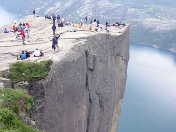 'El Púlpito', en los fiordos noruegos 'El Púlpito', en los fiordos noruegos