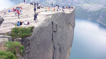 'El Púlpito', en los fiordos noruegos
