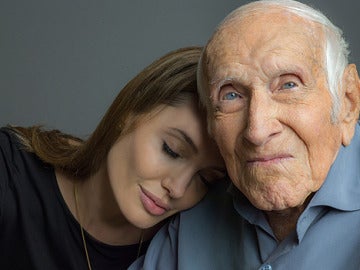 Angelina Jolie con Louis Zamperini