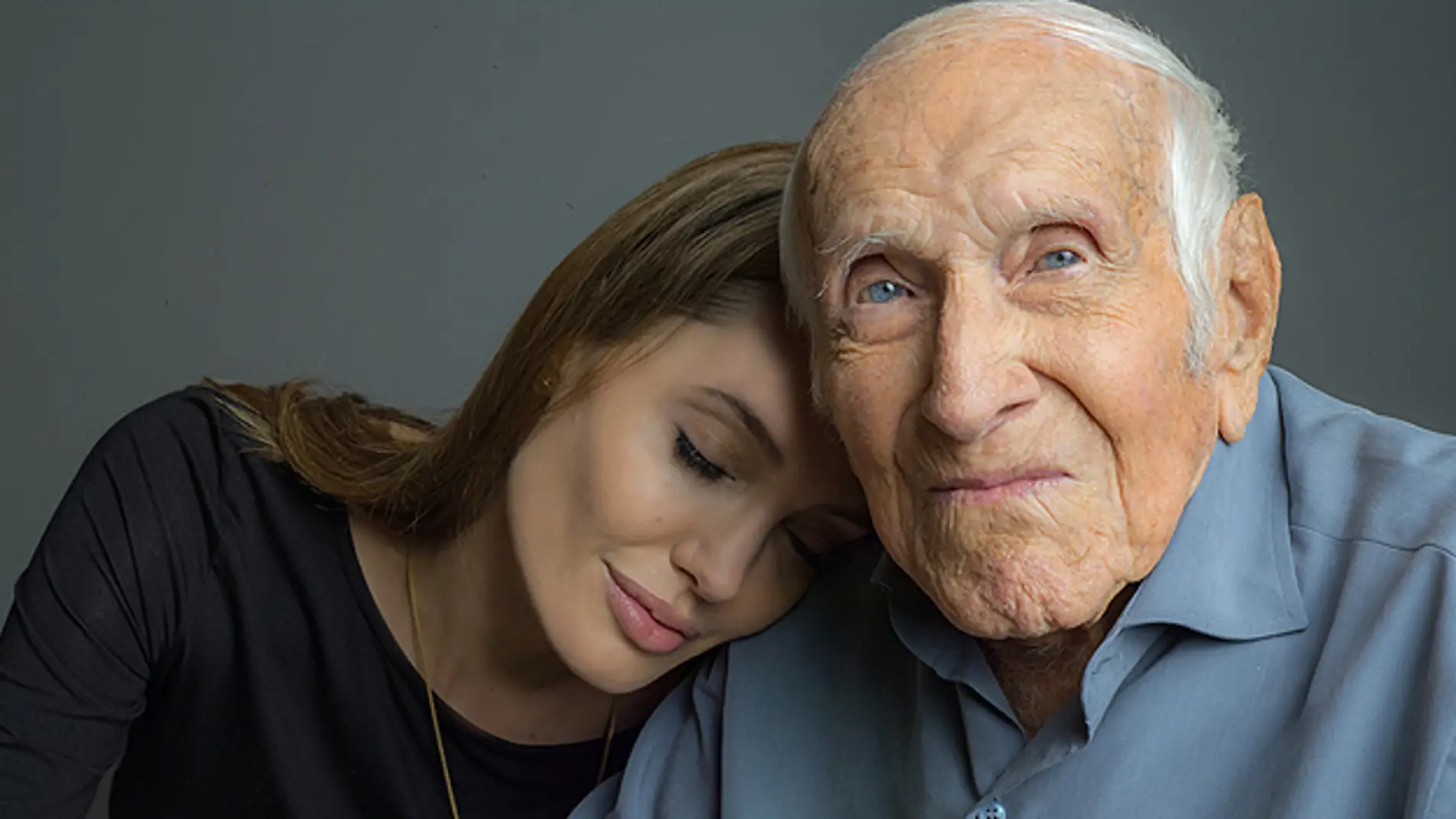 Angelina Jolie con Louis Zamperini