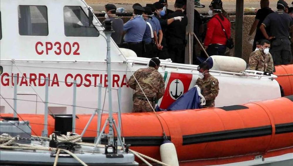 Rescate en Lampedusa