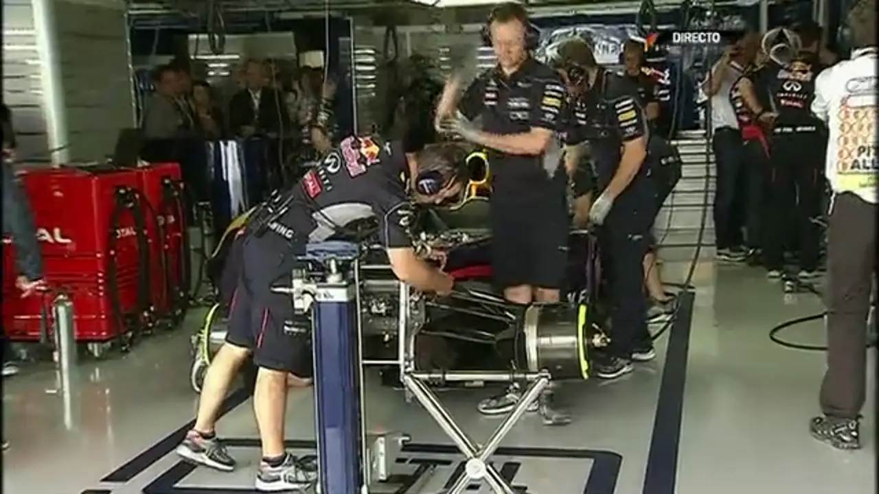 Problemas en las baterías del KERS para Vettel