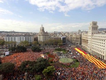 España y Cataluña, unidas el 12 de octubre España y Cataluña, unidas el 12 de octubre