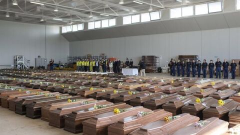 Los f&eacute;retros de la tragedia en Lampedusa
