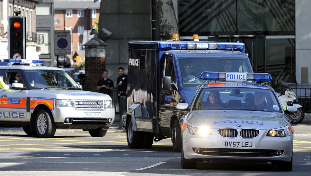 Dispositivo policial en Londres