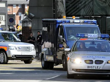 Dispositivo policial en Londres Dispositivo policial en Londres