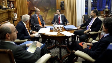 El Rey prepara junto al Príncipe y Mariano Rajoy la cumbre Iberoamericana de Panamá