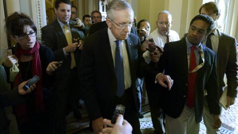 El l&iacute;der de la mayor&iacute;a dem&oacute;crata del Senado estadounidense, Harry Reid