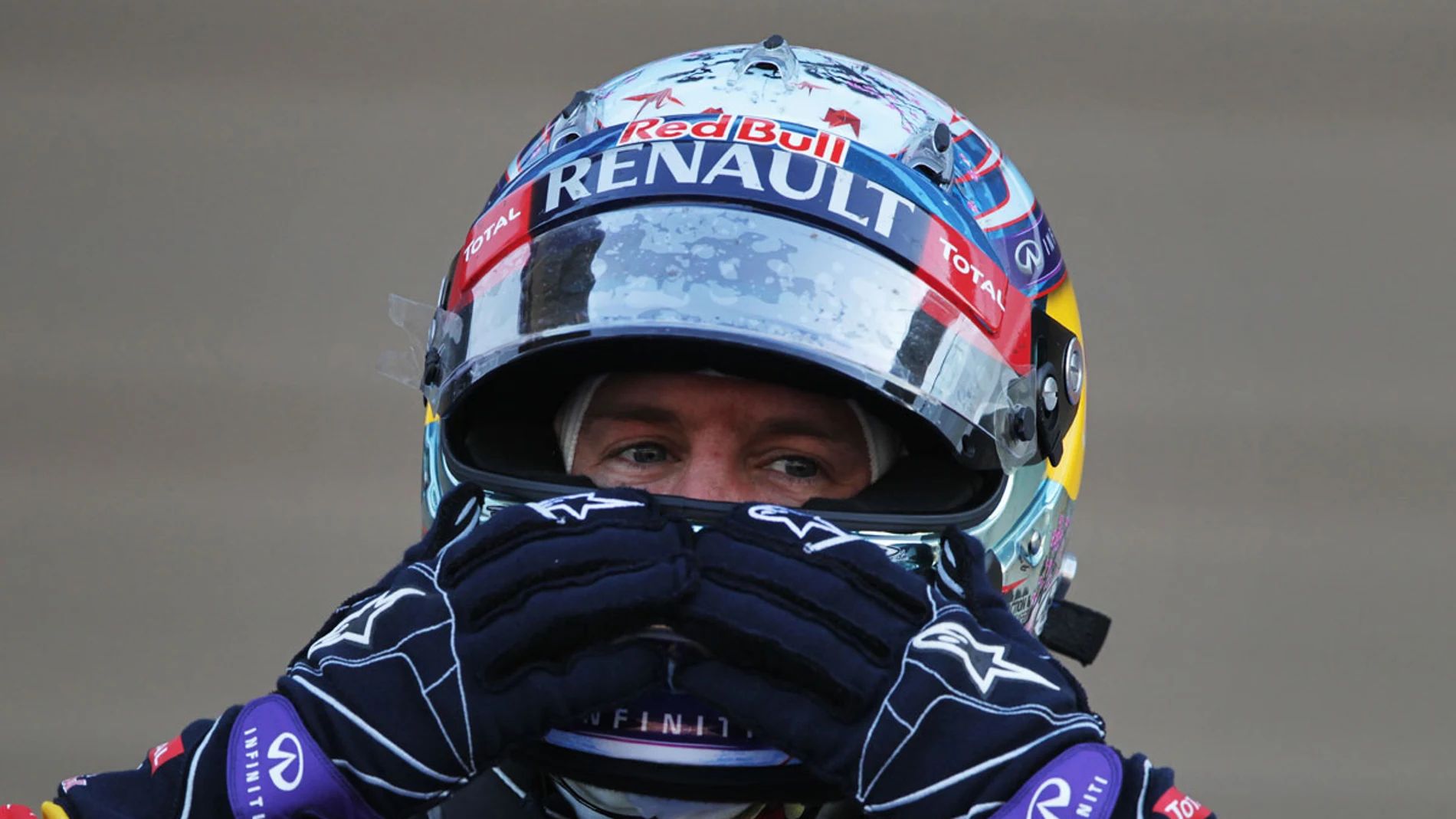 Sebastian Vettel festeja su triunfo