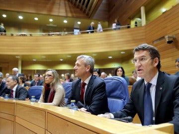 El presidente de la Xunta de Galicia, Alberto Núñez Feijóo