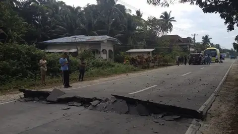 Terremoto de 7,2 grados en Filipinas Terremoto de 7,2 grados en Filipinas