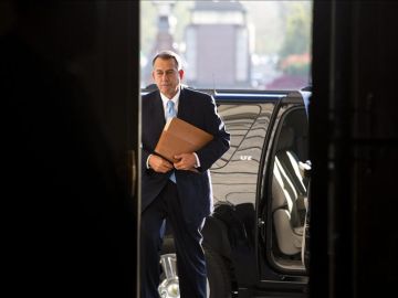 El presidente de la Cámara de Representantes, el republicano John Boehner