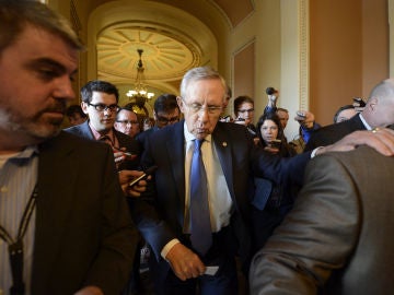 El líder de la mayoría demócrata del Senado estadounidense, Harry Reid