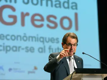 Artur Mas, en una conferencia en Salou Artur Mas, en una conferencia en Salou