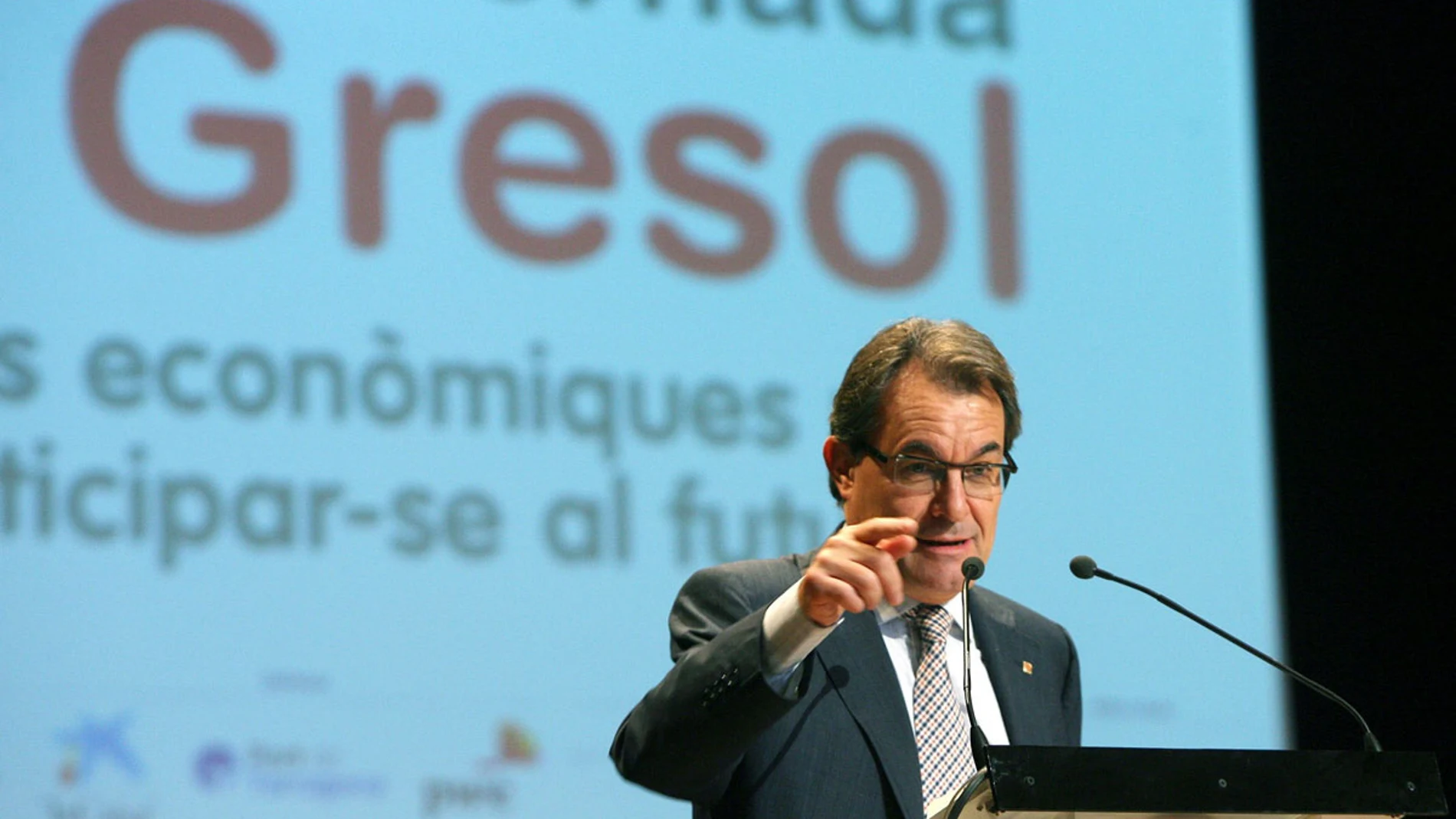 Artur Mas, en una conferencia en Salou Artur Mas, en una conferencia en Salou