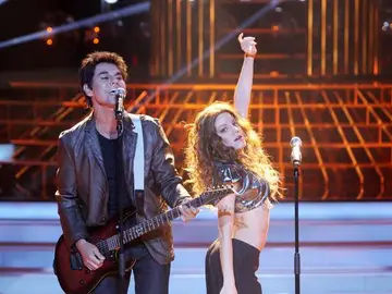Angy y Julio Iglesias Jr. imitan a Shakira y Alejandro Sanz en ' Tu cara me suena' Angy y Julio Iglesias Jr. imitan a Shakira y Alejandro Sanz en ' Tu cara me suena'